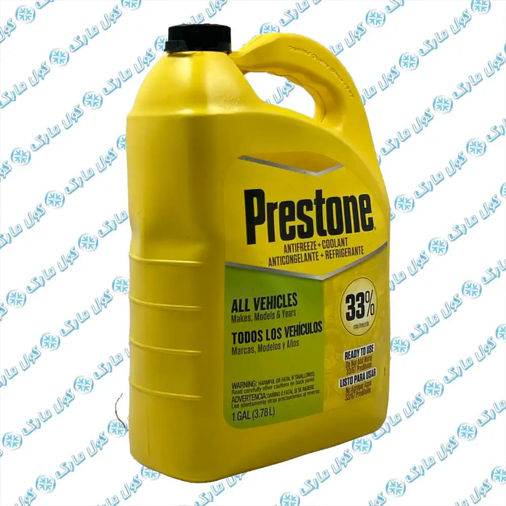 کولانت،ضدیخ و ضدجوش پریستون مولتی 33 درصد مدل Prestone Coolant 33% سبز ساخت آمریکا 4 لیتر — تصویر ۶