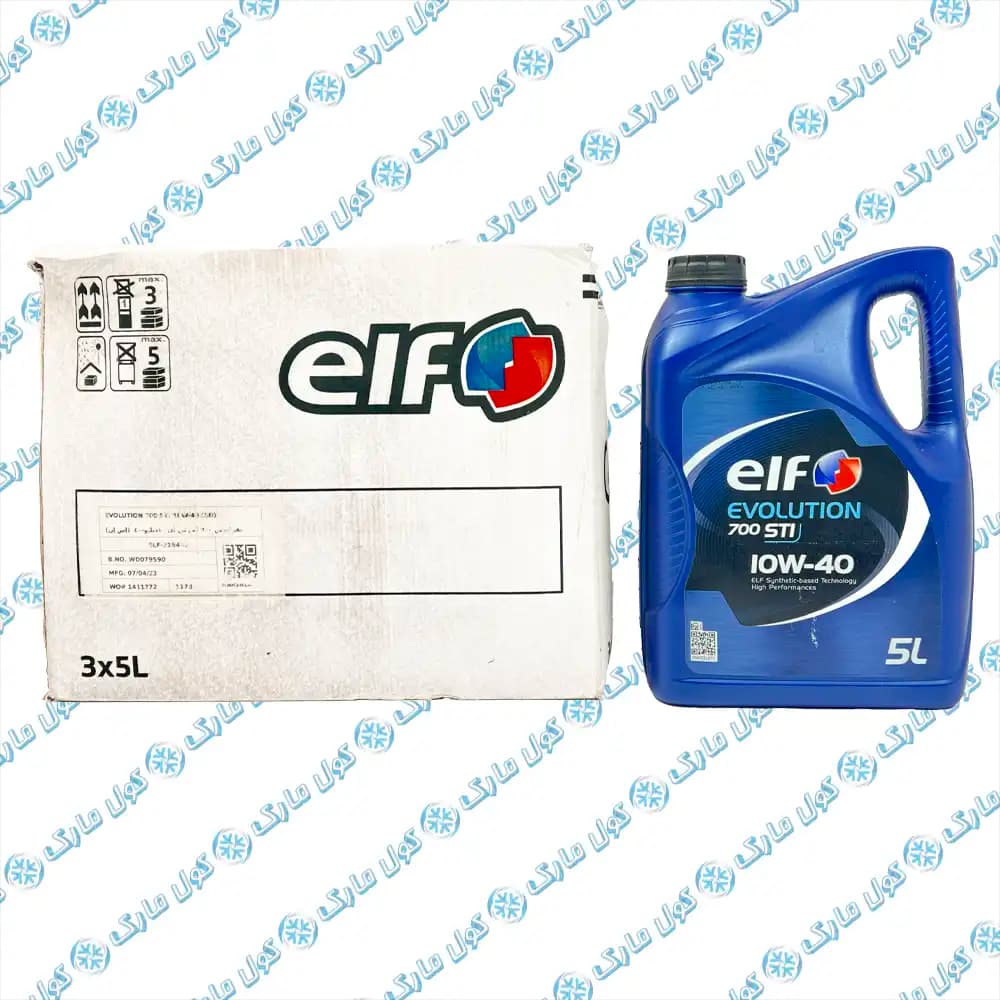 روغن موتور 10W40 الف (ELF) Evolution 700STI حجم 5 لیتر — تصویر ۱۰