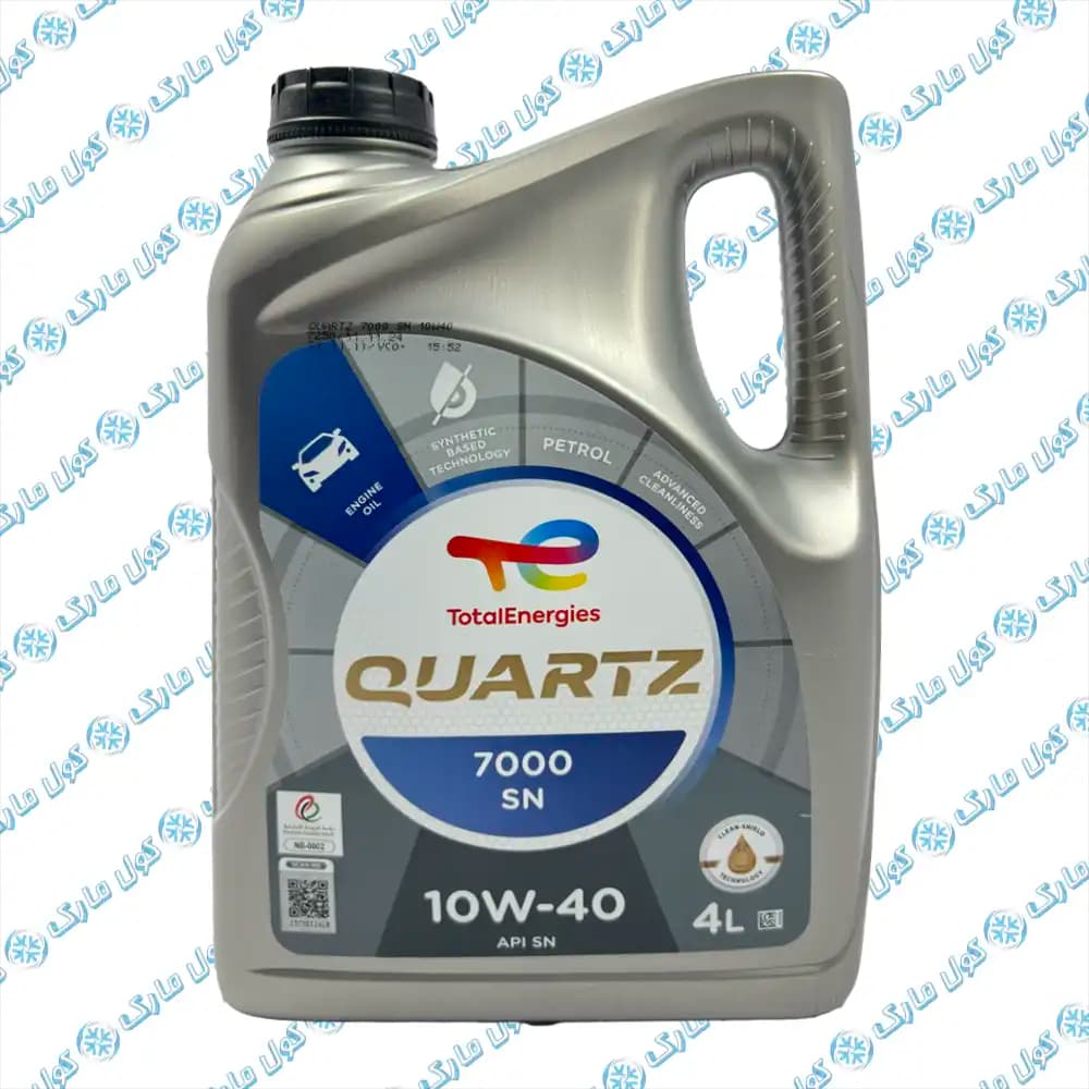 روغن موتور توتال total مدل Sn 7000 حجم 4 لیتر (10W-40) اماراتی