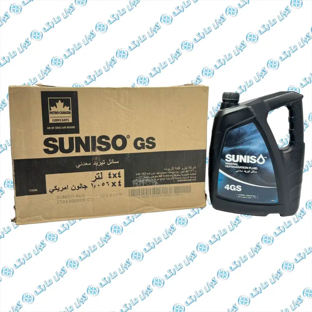 روغن کمپرسور 4GS برند سانیسو SUNISO بلژیک — تصویر ۱۲