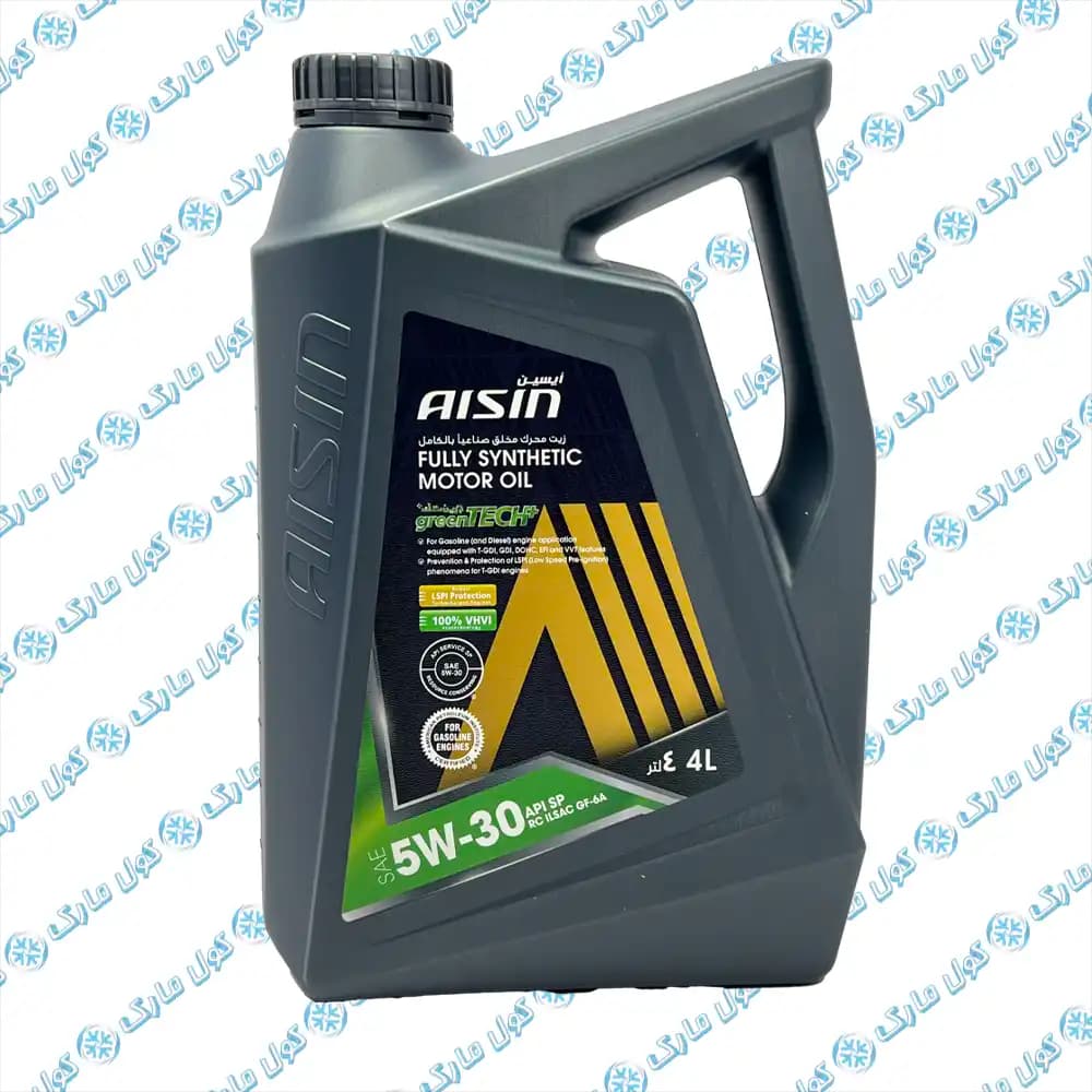 روغن موتور آیسین Aisin مدل SP حجم 4 لیتر (5W-30) ساخت کره — تصویر ۲