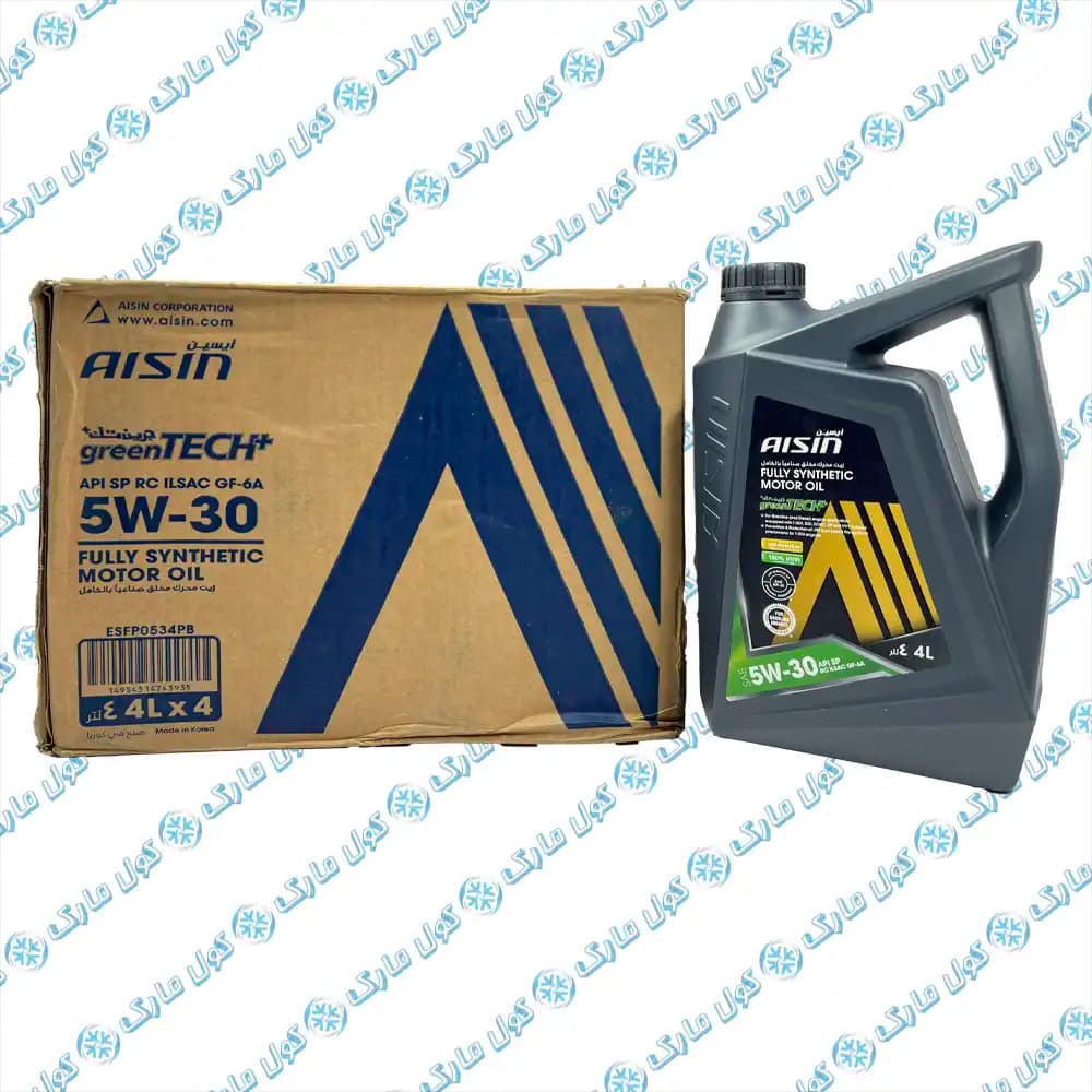 روغن موتور آیسین Aisin مدل SP حجم 4 لیتر (5W-30) ساخت کره — تصویر ۴