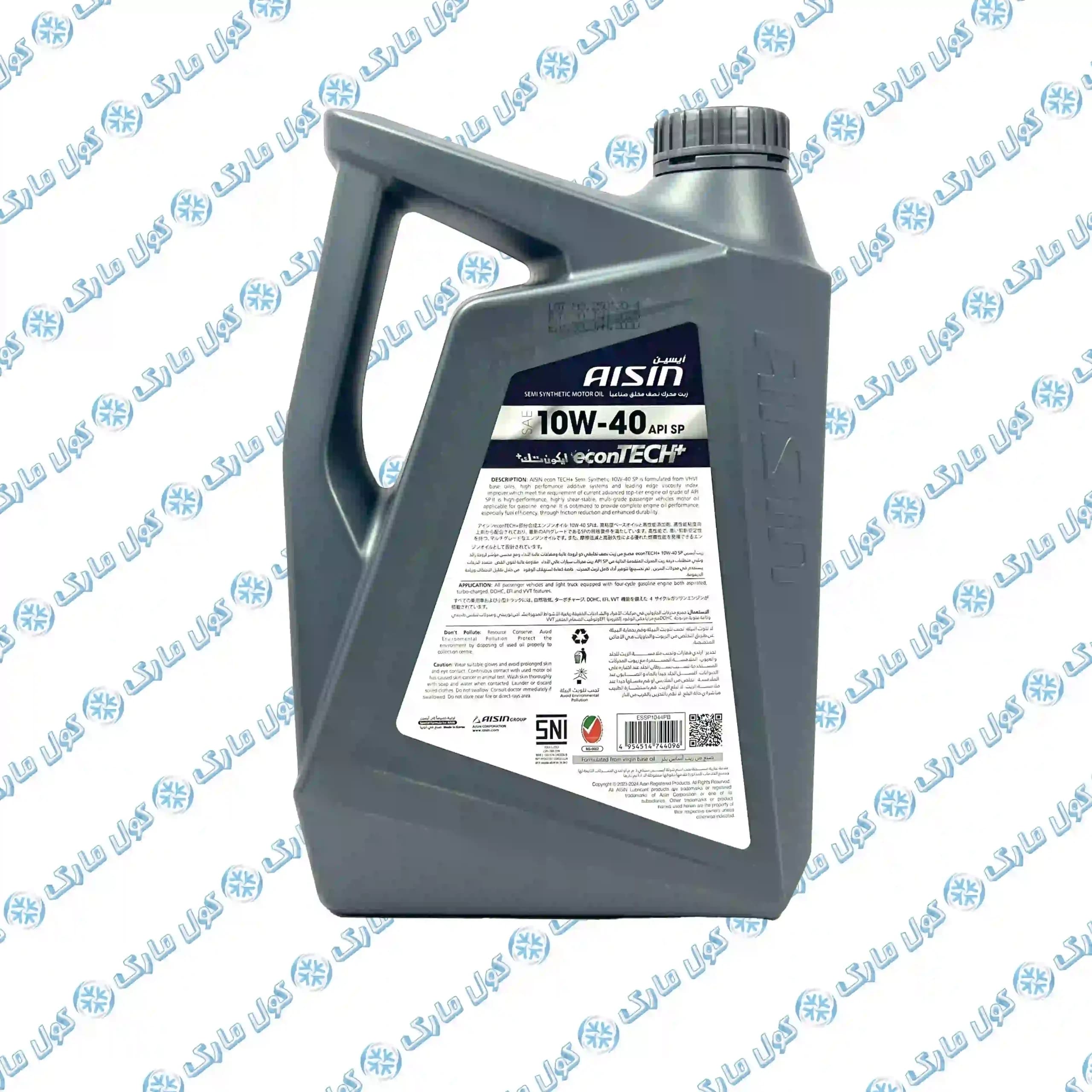 روغن موتور 10W-40 برند آیسین (AISIN) ساخت کره مدل SP — تصویر ۳