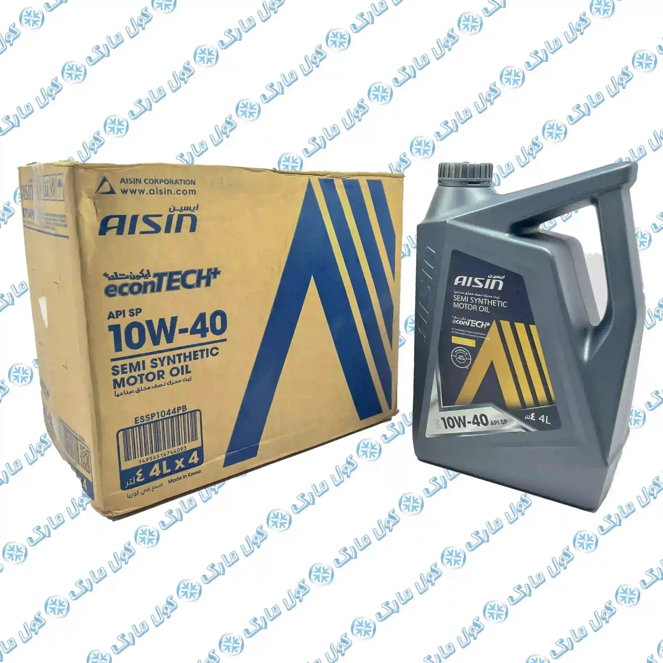 روغن موتور 10W-40 برند آیسین (AISIN) ساخت کره مدل SP — تصویر ۴