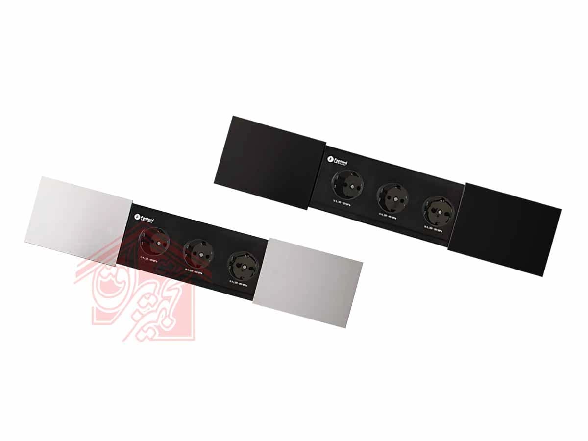 پریز توکار کشویی دوطرفه کد N422 و N423 فانتونی — تصویر ۱۲