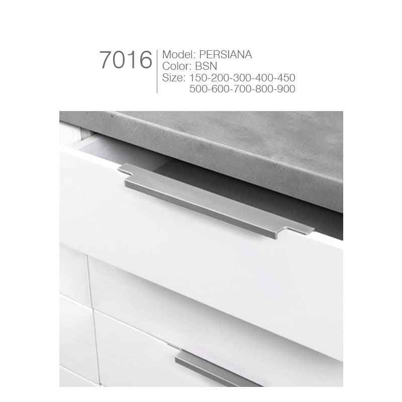 دستگیره مدرن لب دری تاپ ساید کابینت کد 7016 ملونی — تصویر ۳