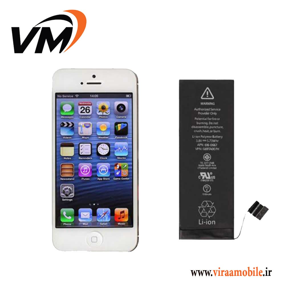 باتری اورجینال آیفون مدل Apple iPhone 5 — تصویر ۶