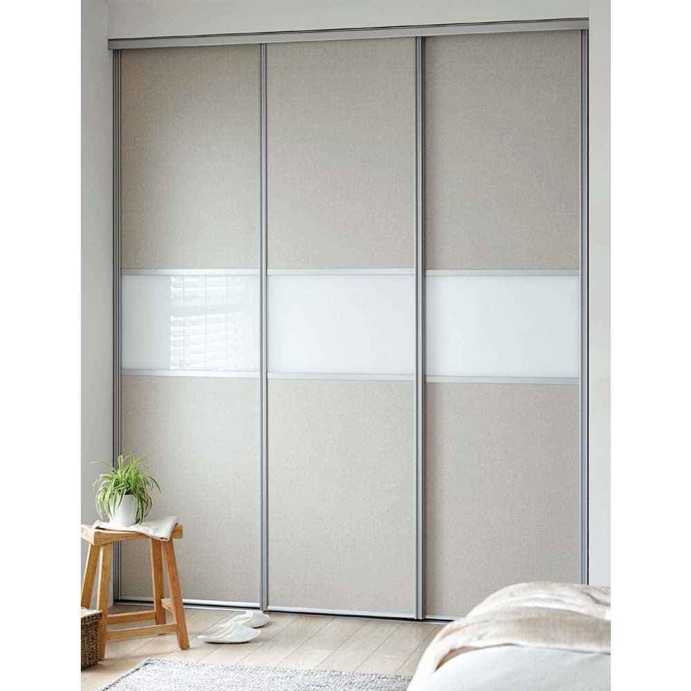 مکانیزم تاپ لاین توکار اسلیم سه درب ملونی مشکی و نقره ای