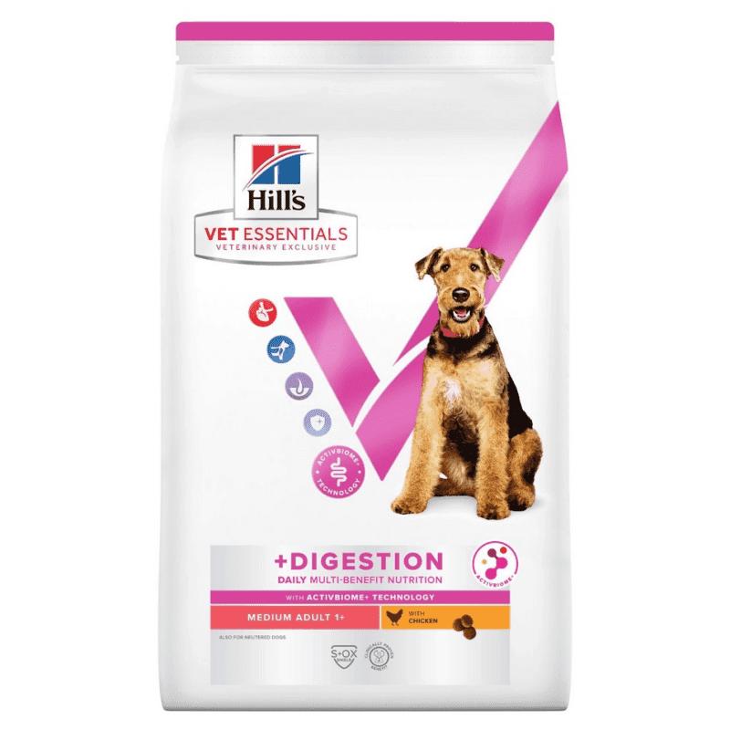 غذای خشک سگ نژاد متوسط هیلز مدل Digestion+