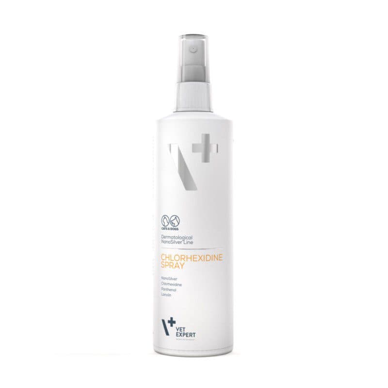 اسپری ضد عفونی کننده زخم سگ و گربه وت اکسپرت Chlorhexidine Spray حجم 100 میلی لیتر — تصویر ۲