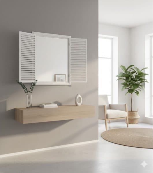 آینه تزئینی دیواری شیک مدل کرکرهای (Shutter Mirror) چیبو آلمان