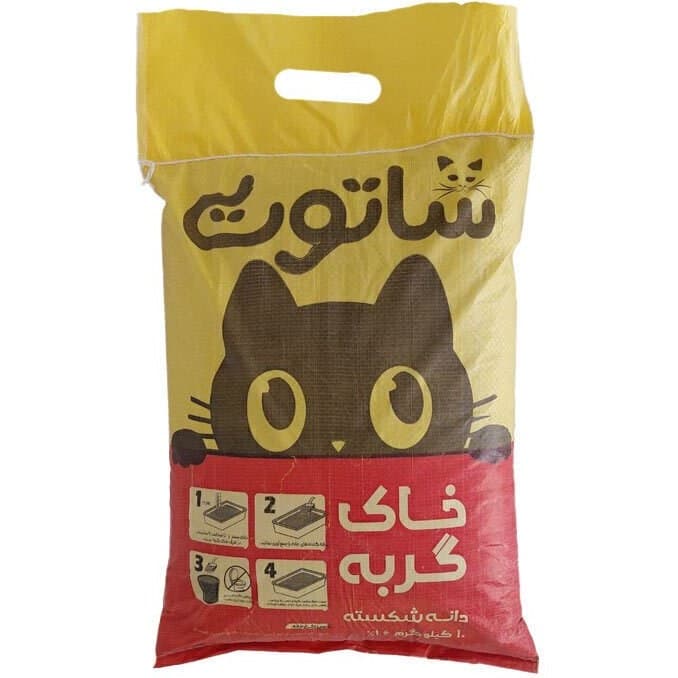 خاک گربه شاتوت مدل دانه شکسته وزن 10 کیلوگرم