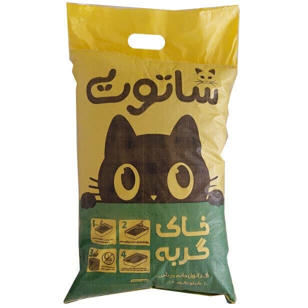 خاک گربه شاتوت مدل گرانول دانه درشت وزن 10 کیلوگرم