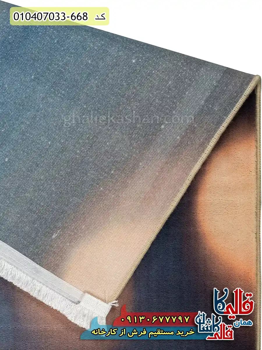 فرش کودک دخترانه 700 شانه طرح خاله ریزه رنگ صورتی کاشان — تصویر ۷