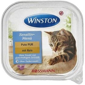 ووم گربه وینستون Winston با طعم بوقلمون و برنج وزن 100 گرم