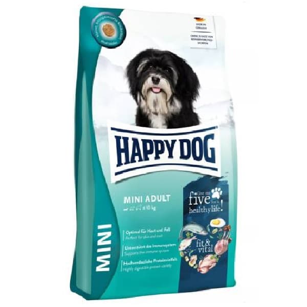 غذای خشک سگ هپی داگ Happy Dog مدل مینی ادالت Mini Adult وزن 10 کیلوگرم — تصویر ۵