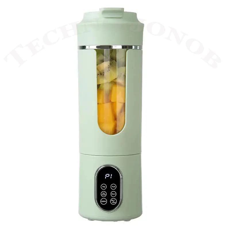 شیکر و مخلوط‌کن شارژی هوشمند Juicing Cup مدل HS-889 (ظرفیت ۵۳۰ میلی‌لیتر و ۱۲ تیغه)