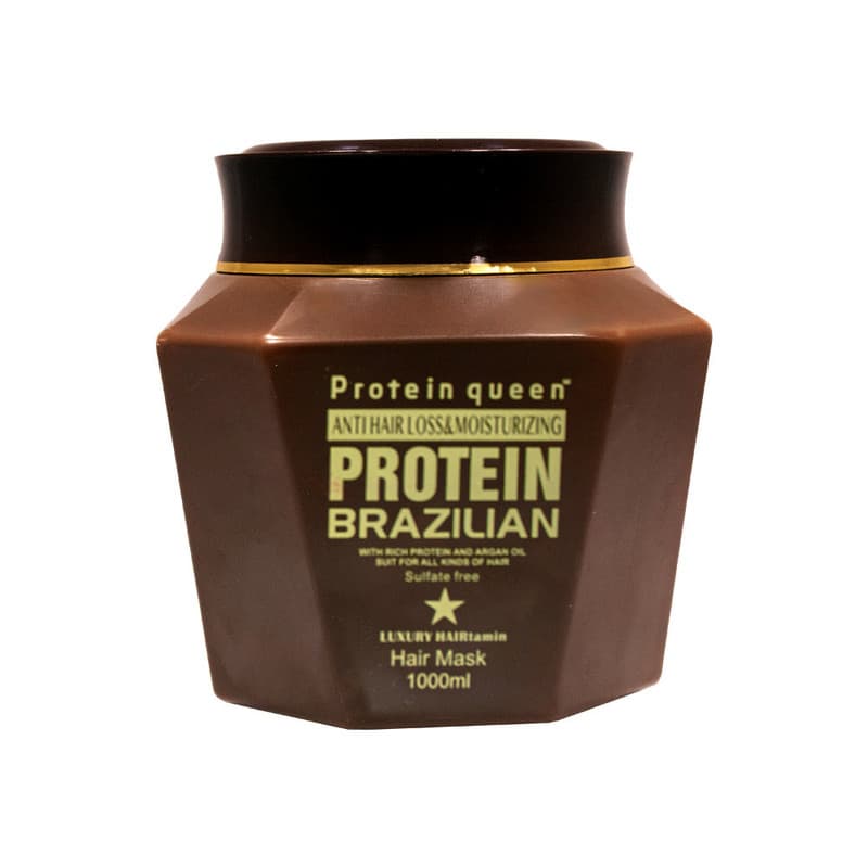 ماسک مو کراتین کوئین مدل PROTEIN BRAZILIAN حجم 1000 میلی لیتر