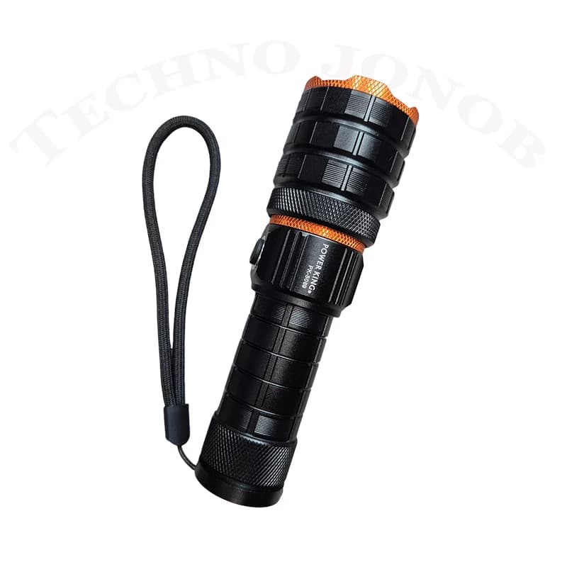 چراغ قوه حرفه ای پاورکینگ زوم دار مدل PK-5069 |باتری 8800 میلی آمپری — تصویر ۲