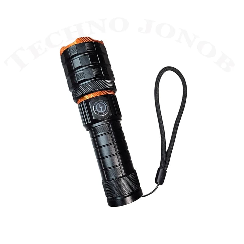 چراغ قوه حرفه ای پاورکینگ زوم دار مدل PK-5069 |باتری 8800 میلی آمپری — تصویر ۳
