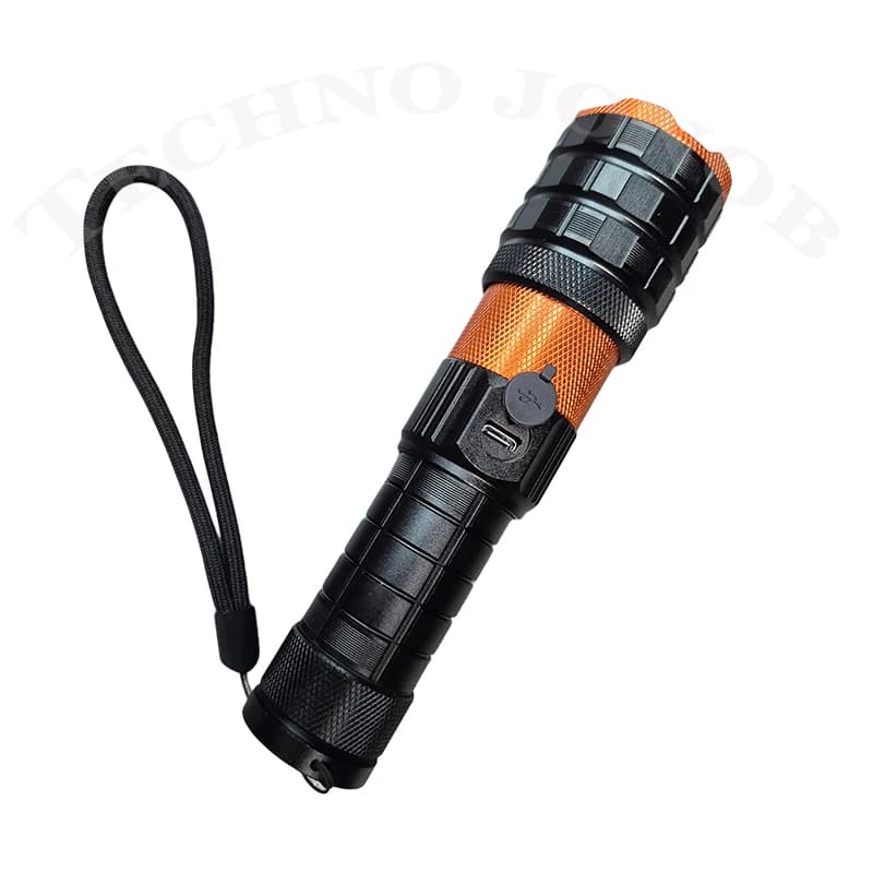 چراغ قوه حرفه ای پاورکینگ زوم دار مدل PK-5069 |باتری 8800 میلی آمپری — تصویر ۴