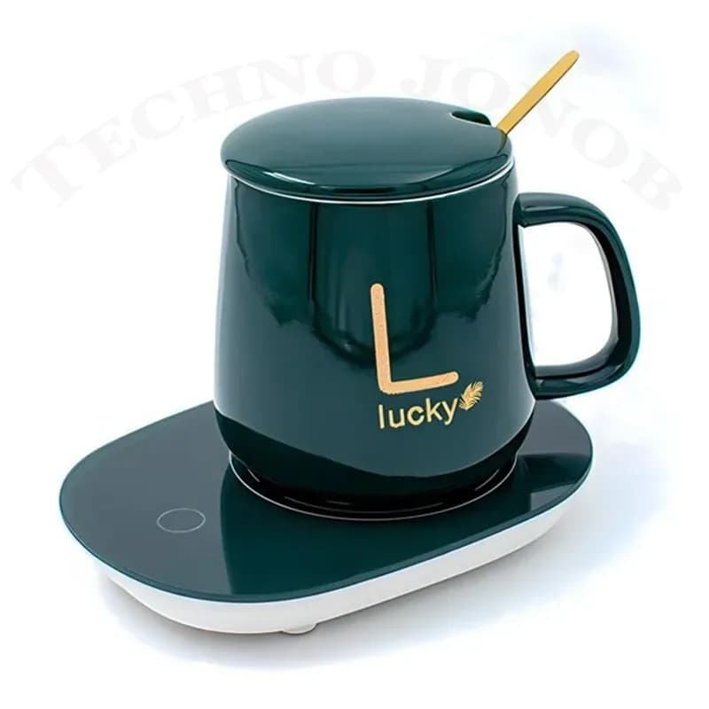 ماگ حرارتی لاکی (Lucky) به همراه صفحه گرم کن برقی | جعبه کادویی