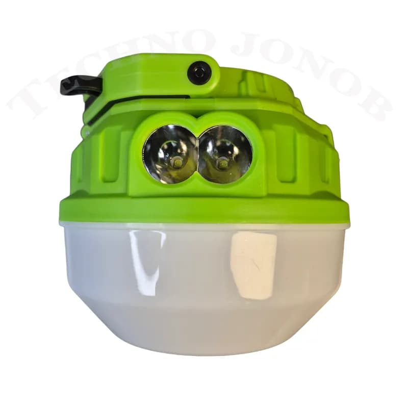 چراغ اضطراری (کمپینگ) شارژی Hurry.bolt مدل HB-V100 | دارای پنل خورشیدی
