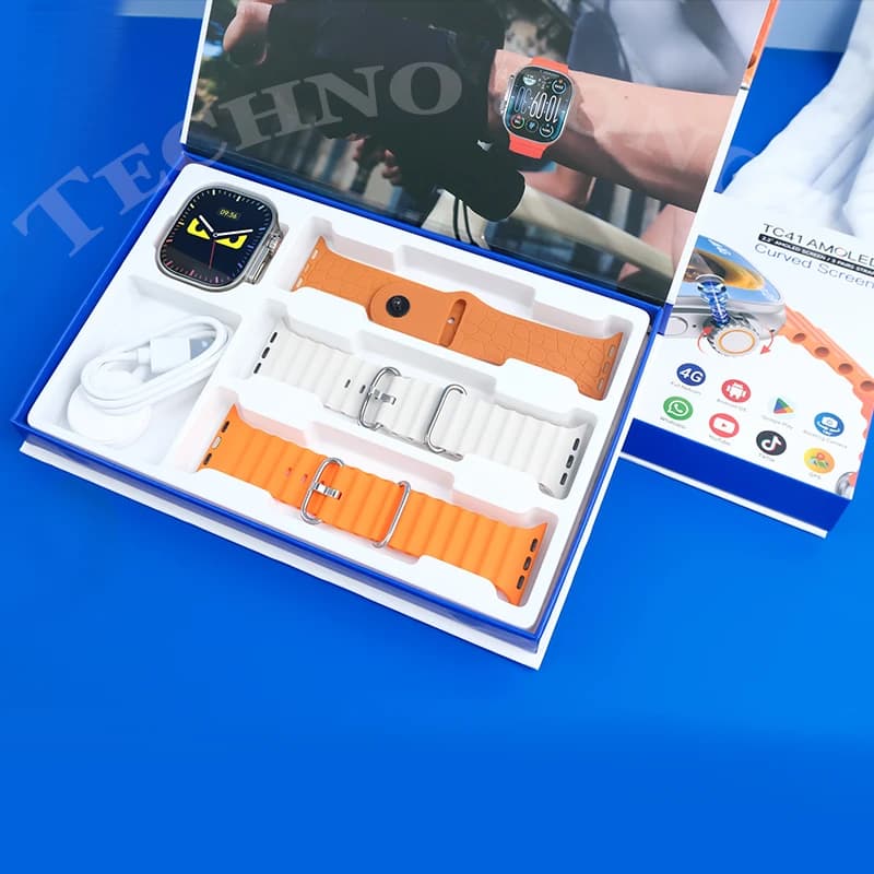 ساعت هوشمند سیمکارت خور مدل Tc41 Amoled برند Telzeal (پک جدید 5G) — تصویر ۷