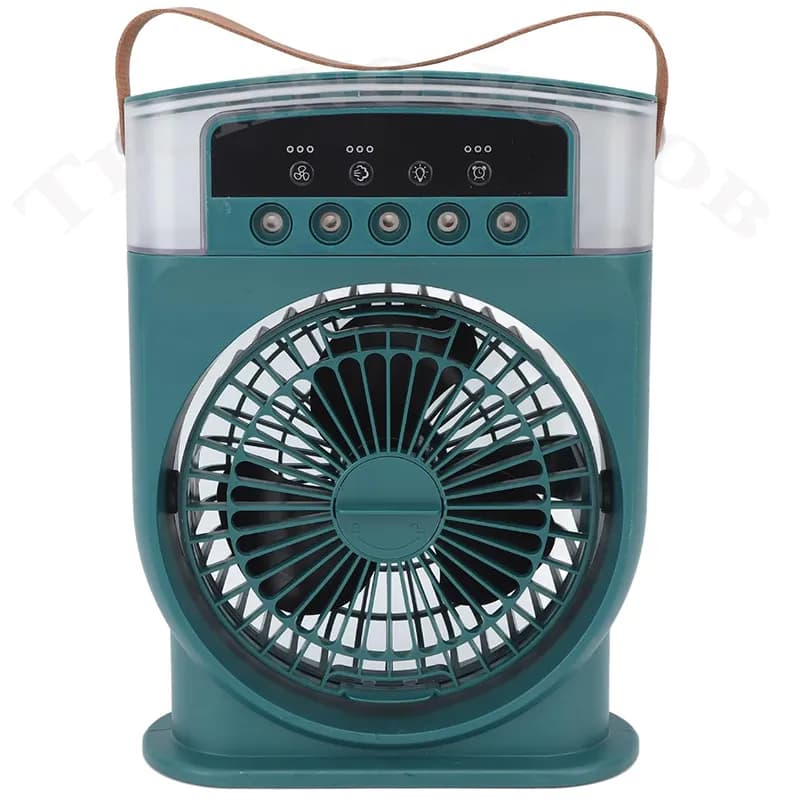 پنکه مه پاش رومیزی شارژی تک فن (Mini Portable Cooling Fan)