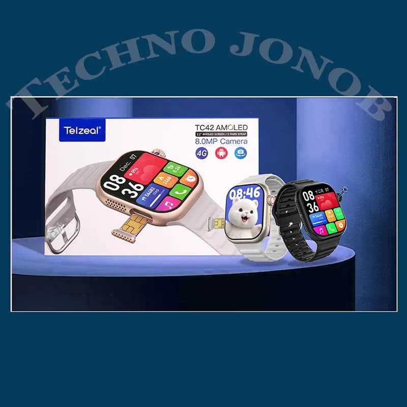ساعت هوشمند سیم کارت خور مدل Tc42 Amoled برند Telzeal (نسخه جدید 5G) — تصویر ۹