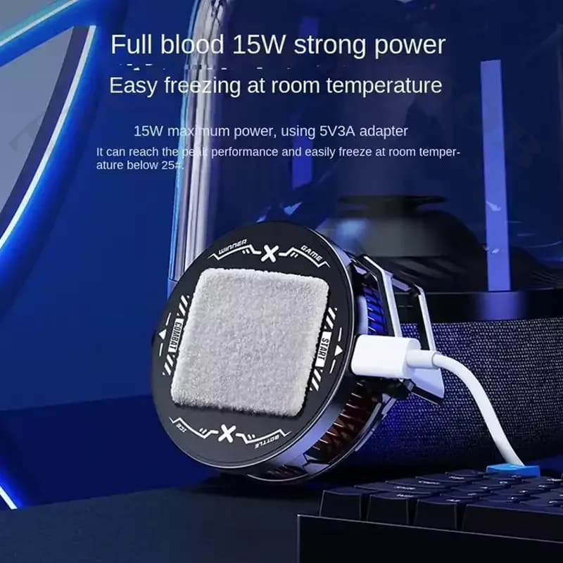 فن خنک کننده گوشی موبایل رادیاتوری RGB مدل FS03 — تصویر ۸