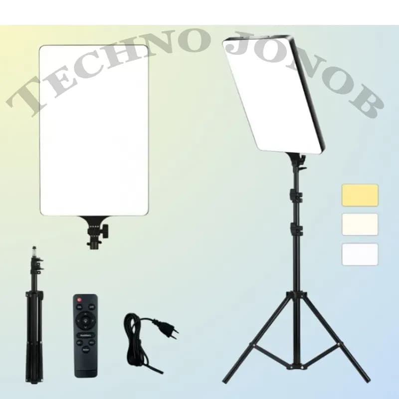رینگ لایت مدل RL-24 تخت همراه با سه پایه — تصویر ۶
