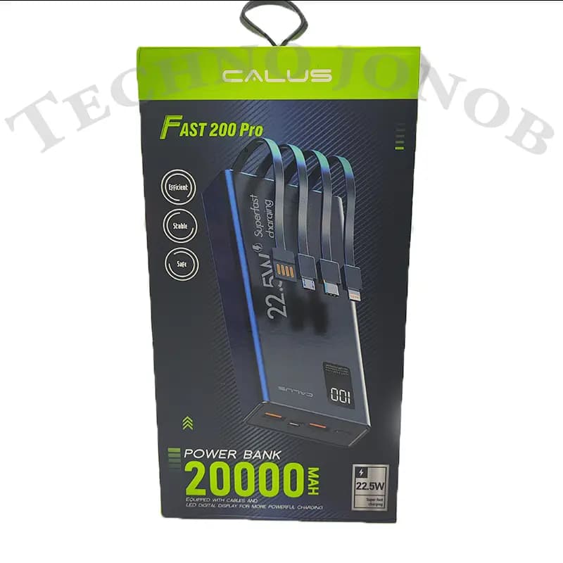پاوربانک 20000 | 22.5W برند Calus مدل Fast 200 PRO — تصویر ۴