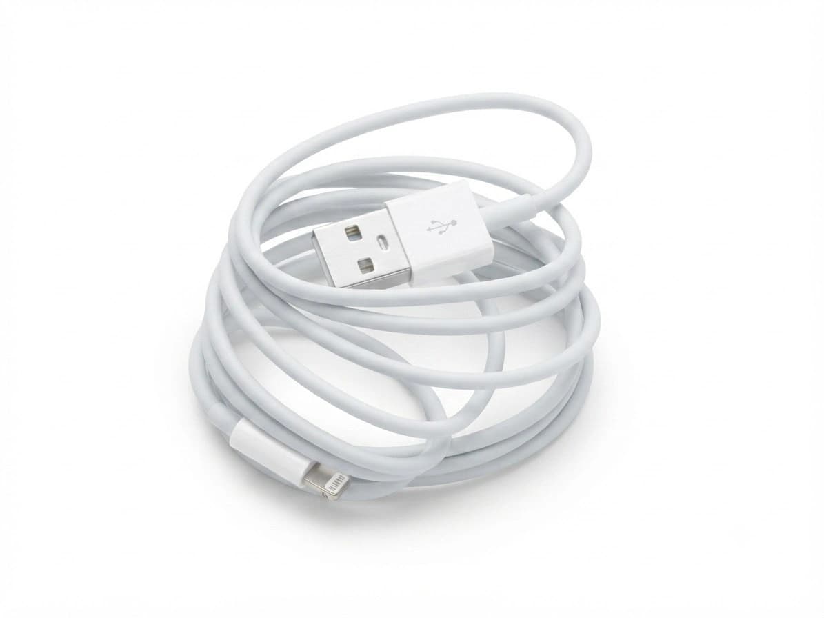 کابل شارژ آیفون USB به Lightning کیفیت معمولی — تصویر ۲