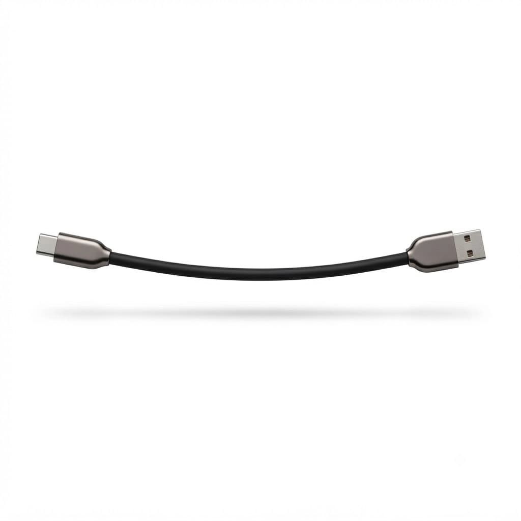 کابل شارژ کوتاه پاوربانکی USB به Micro Usb