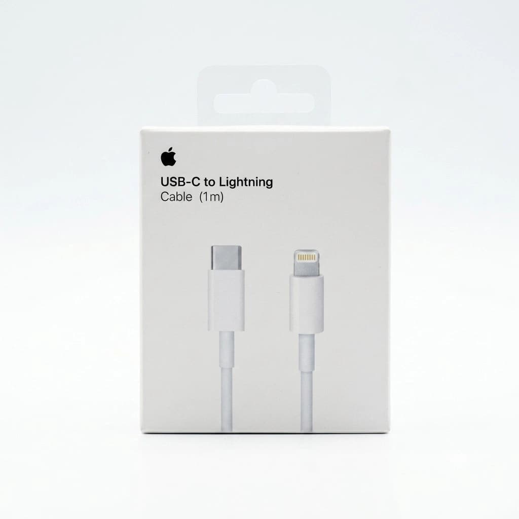 کابل فست شارژ تبدیل USB-C به لایتنینگ اپل طول ۱ متر