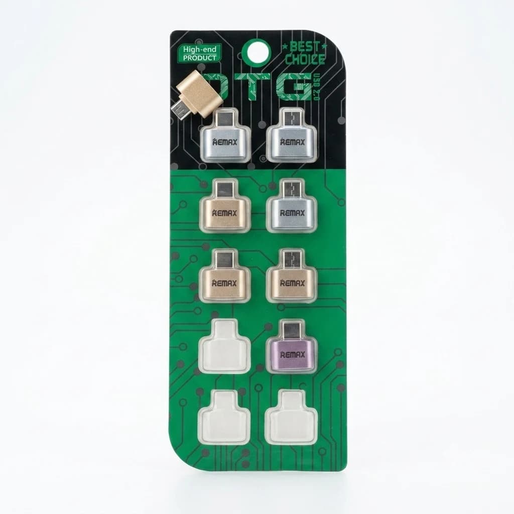 مبدل OTG تبدیل USB به Micro usb برند ریمکس REMAX – یک عددی