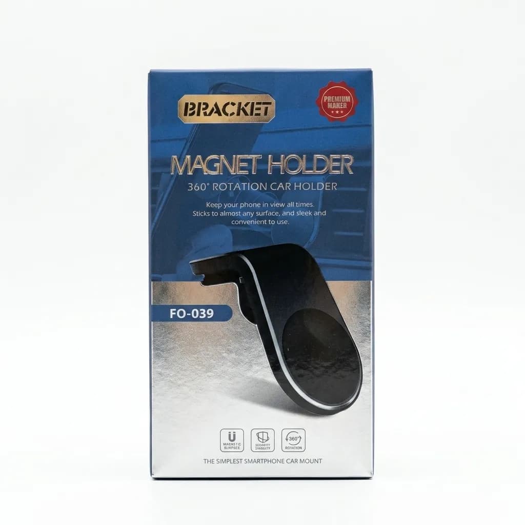 هولدر مغناطیسی دریچه‌ای موبایل Bracket مدل FO-039؛ چرخش ۳۶۰ درجه