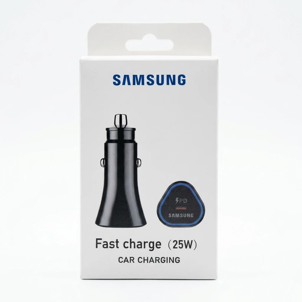 شارژر فندکی ۲۵ وات سامسونگ؛ شارژ فوق‌سریع در سفر Samsung Fast Charge — تصویر ۲