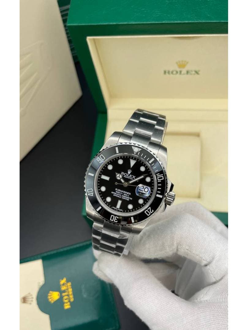 ساعت مردانه رولکس ساب مارینر Rolex Submariner – مشکی/ بند استیل — تصویر ۲