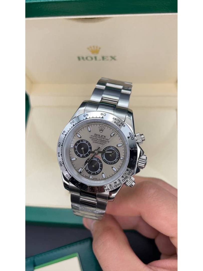 ساعت مردانه رولکس دیتونا ROLEX DAYTONA – طوسی/ بند استیل