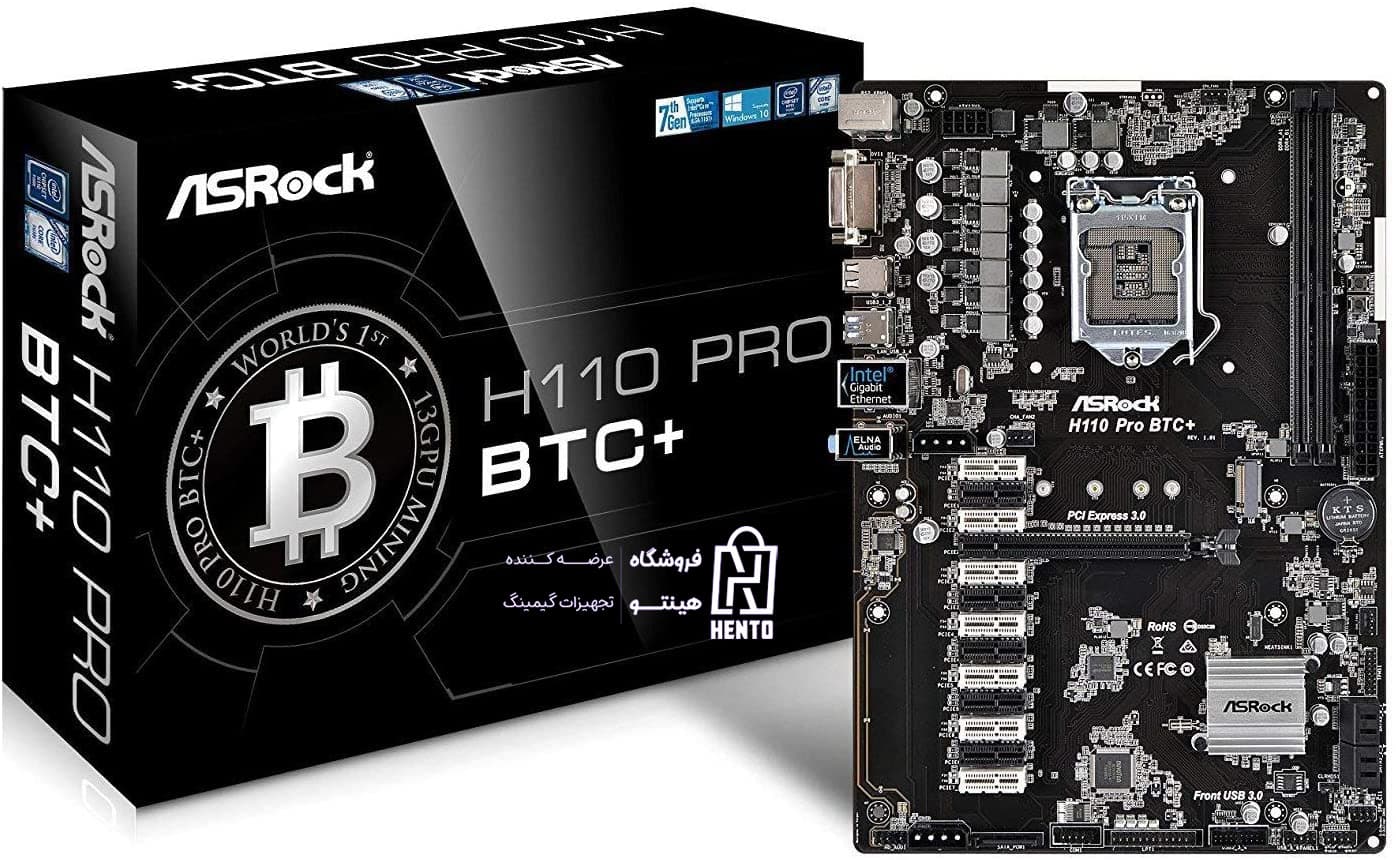 مادربرد ASRock H110 Pro BTC+ LGA 1151 — تصویر ۷