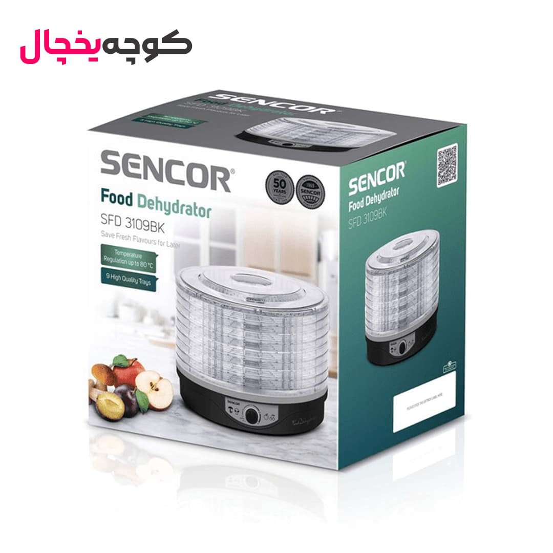 مشخصات، و خرید میوه خشک کن سنکور مدل SFD 3109BK — تصویر ۴
