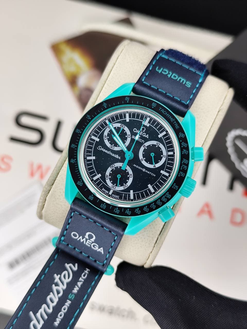 ساعت امگا سواچ مدل OMEGA SWATCH MISSION ON EARTH POLAR LIGHTS(2024) — تصویر ۳
