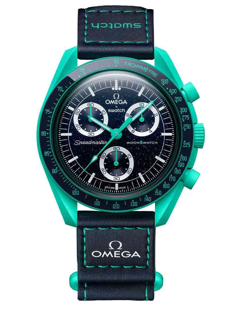 ساعت امگا سواچ مدل OMEGA SWATCH MISSION ON EARTH POLAR LIGHTS(2024)