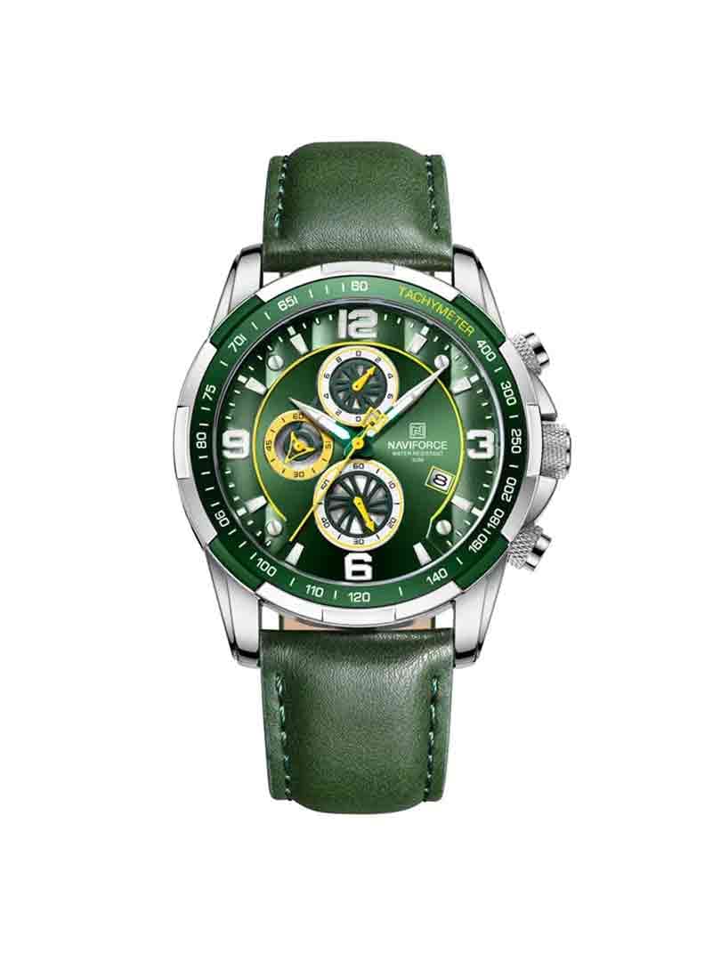 ساعت مچی عقربه ای مردانه نیوی فورس Naviforce NF 8020 S/GN/GN