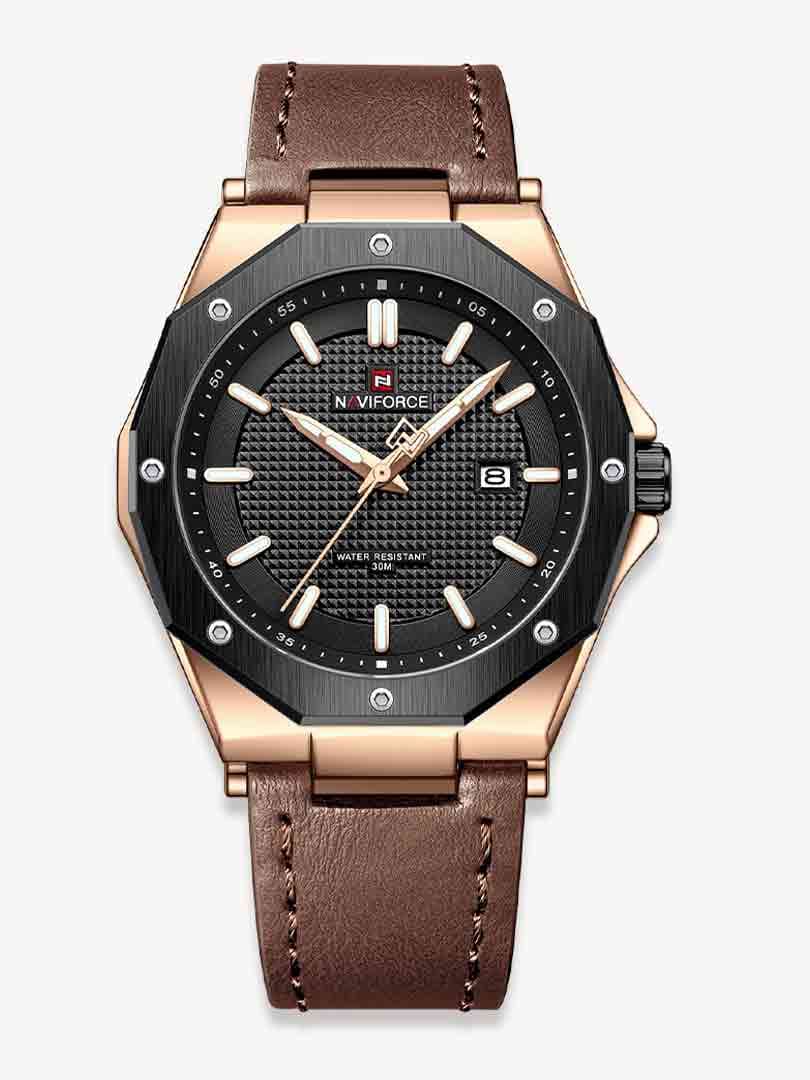 ساعت مچی عقربه ای مردانه نیوی فورس Naviforce NF 9200 RG/B/BN — تصویر ۲