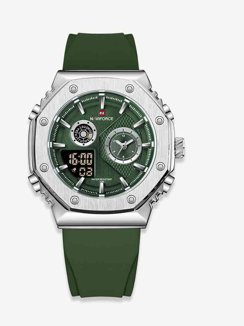 ساعت مچی دوزمانه مردانه نیوی فورس Naviforce 9216 S/GN/GN