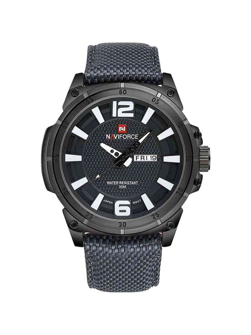 ساعت مچی عقربه ای مردانه نیوی فورس Naviforce NF 9066 B/W/GY