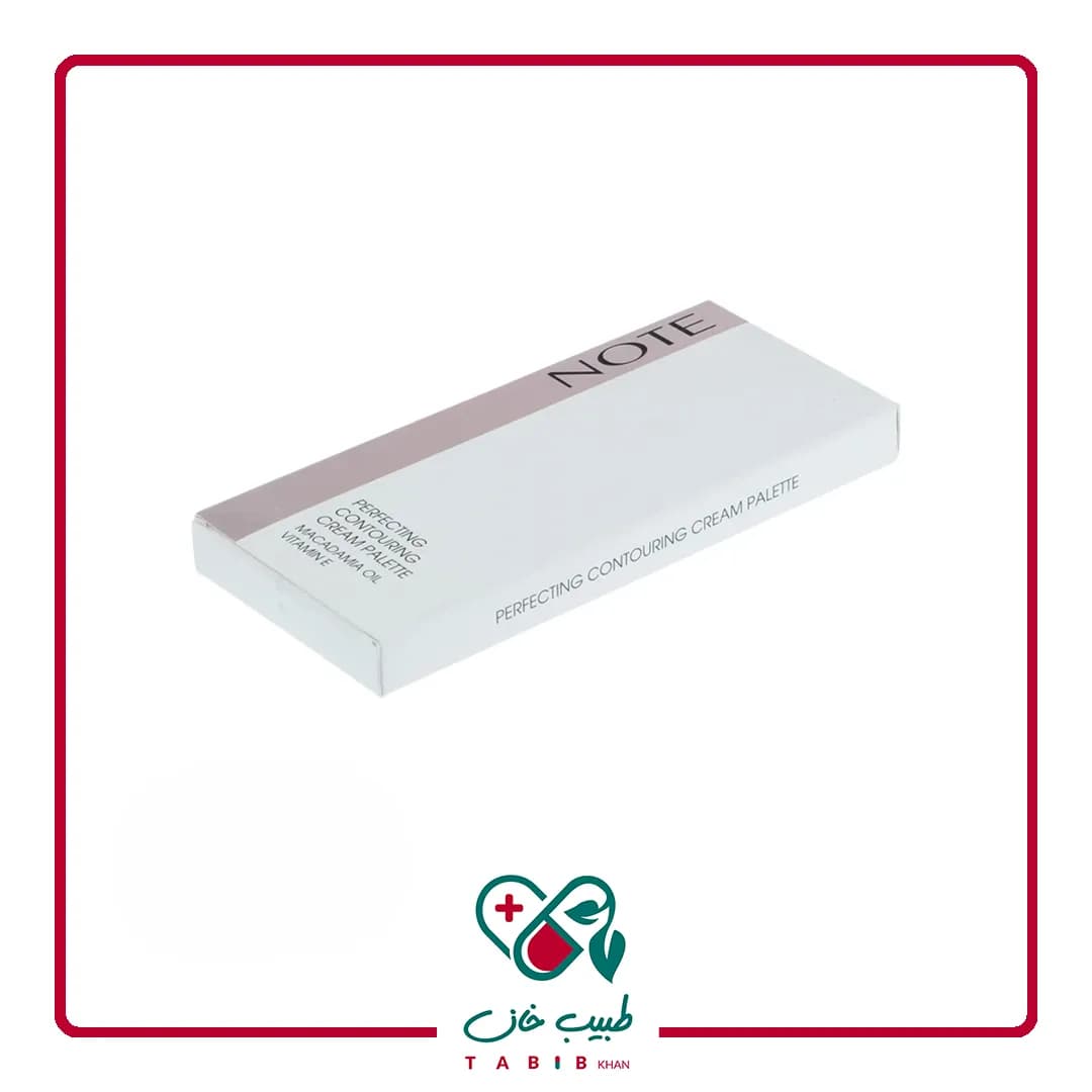 پالت کانتور کرمی نوت مدل Perfecting شماره 01/Perfecting Contouring Cream Palette NOTE — تصویر ۵